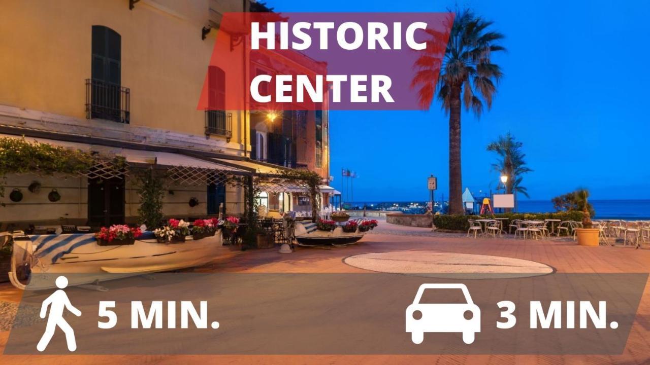 Vista Mare & 300Mt Da Spiaggia Con Freeparking E Ac Laigueglia Luaran gambar